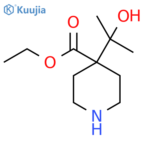 Ethyl 4-(2-hydroxypropan-2-yl)piperidine-4-carboxylate structure
