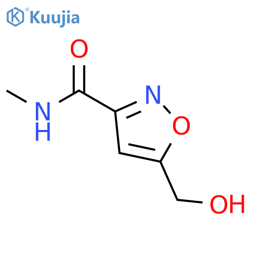 3-Isoxazolecarboxamide,5-(hydroxymethyl)-N-methyl structure