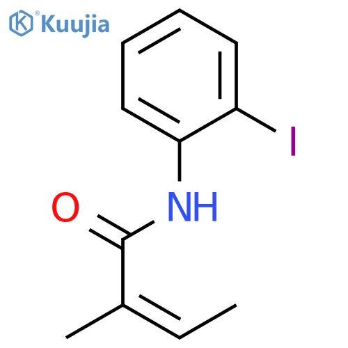 2-Butenamide, N-(2-iodophenyl)-2-methyl-, (2Z)- structure