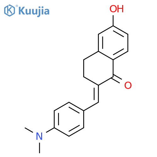 1(2H)-Naphthalenone,2-[[4-(dimethylamino)phenyl]methylene]-3,4-dihydro-6-hydroxy- structure
