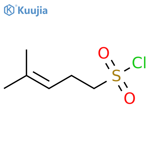 3-Pentene-1-sulfonyl chloride, 4-methyl- structure