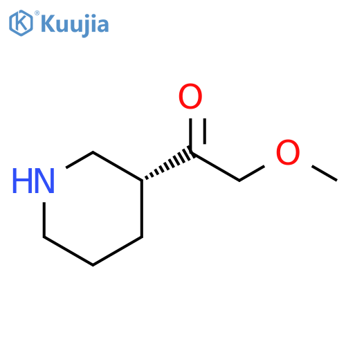 Ethanone, 2-methoxy-1-(3R)-3-piperidinyl- structure