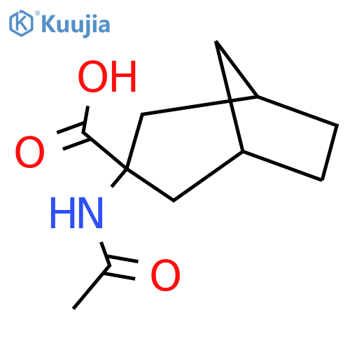 3-Acetamidobicyclo[3.2.1]octane-3-carboxylic acid structure