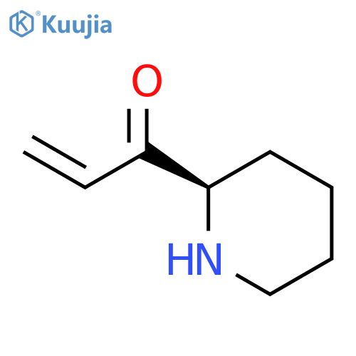 2-Propen-1-one, 1-(2R)-2-piperidinyl- structure