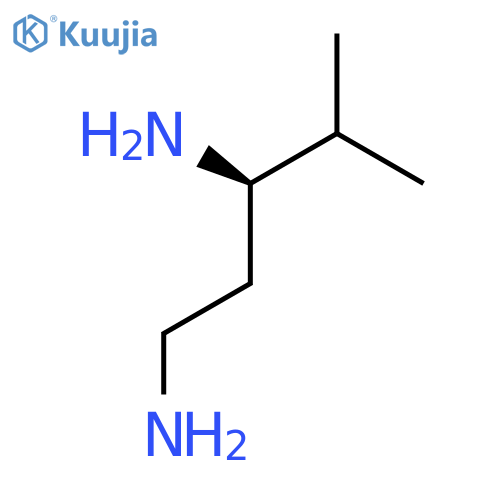 (3R)-4-methylpentane-1,3-diamine structure