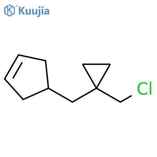 Cyclopentene, 4-[[1-(chloromethyl)cyclopropyl]methyl]- structure