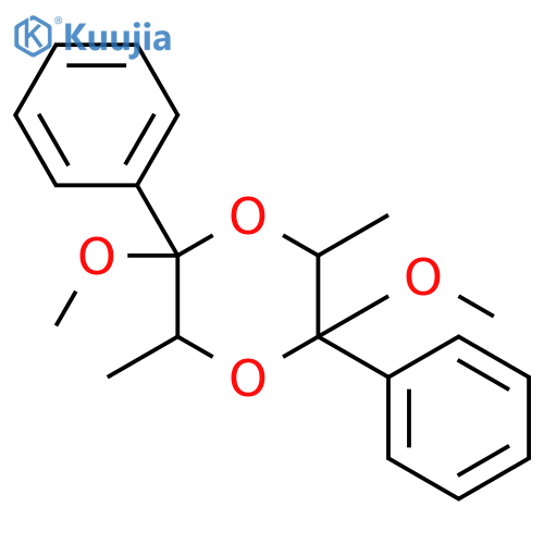 1,4-DIOXANE, 2,5-DIMETHOXY-3,6-DIMETHYL-2,5-DIPHENYL- structure