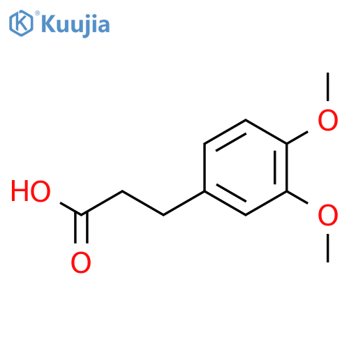 3-(3,4-Dimethoxyphenyl)propanoic acid structure