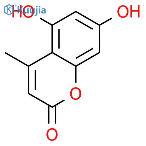 5,7-Dihydroxy-4-methylcoumarin structure