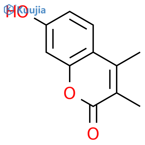 3,4-DIMETHYLUMBELLIFERONE structure