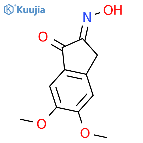 5,6-Dimethoxy-2-nitroso-2,3-dihydro-1H-inden-1-one structure