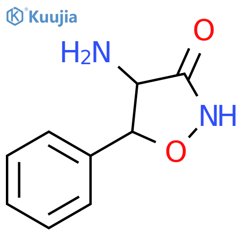 3-Isoxazolidinone, 4-amino-5-phenyl- structure