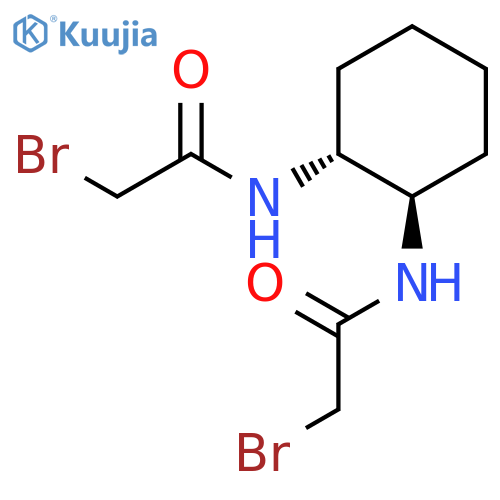 Acetamide, N,N'-(1R,2R)-1,2-cyclohexanediylbis[2-bromo-, rel- structure