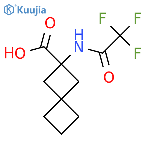 2-(trifluoroacetamido)spiro3.3heptane-2-carboxylic acid structure