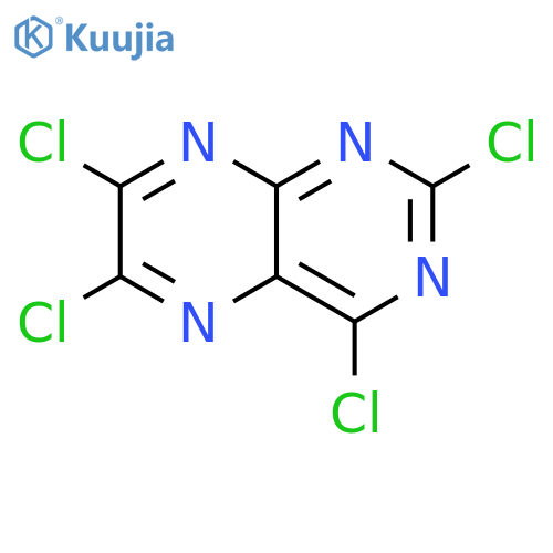 Pteridine, 2,4,6,7-tetrachloro- structure