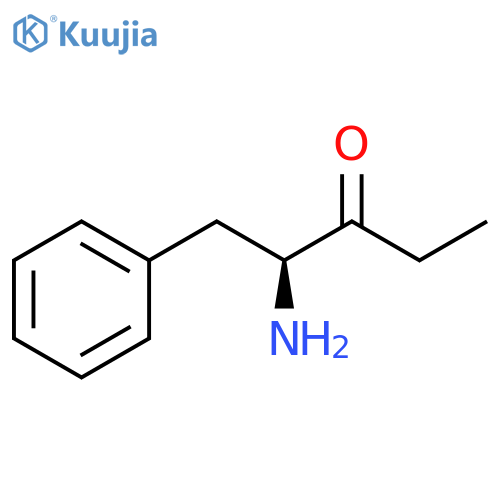 3-Pentanone, 2-amino-1-phenyl-, (2S)- structure