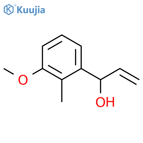 1-(3-methoxy-2-methylphenyl)prop-2-en-1-ol structure