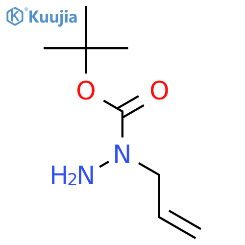 Tert-Butyl 1-allylhydrazinecarboxylate structure