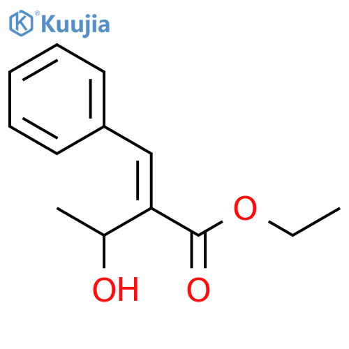 BUTANOIC ACID, 3-HYDROXY-2-(PHENYLMETHYLENE)-, ETHYL ESTER, (2Z)- structure