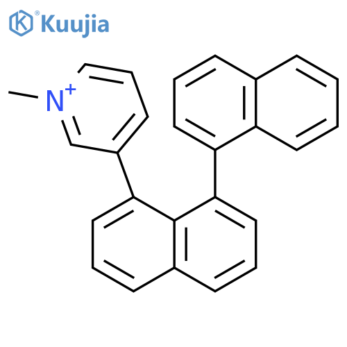 Pyridinium, 3-[1,1'-binaphthalen]-8-yl-1-methyl- structure