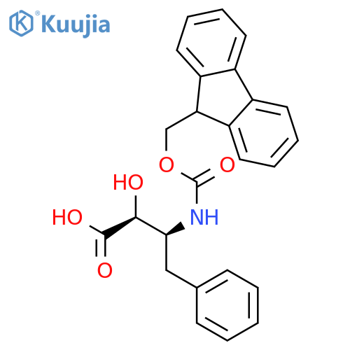 N-Fmoc-(2s,3s)-3-amino-2-hydroxy-4-phenyl-butyric acid structure