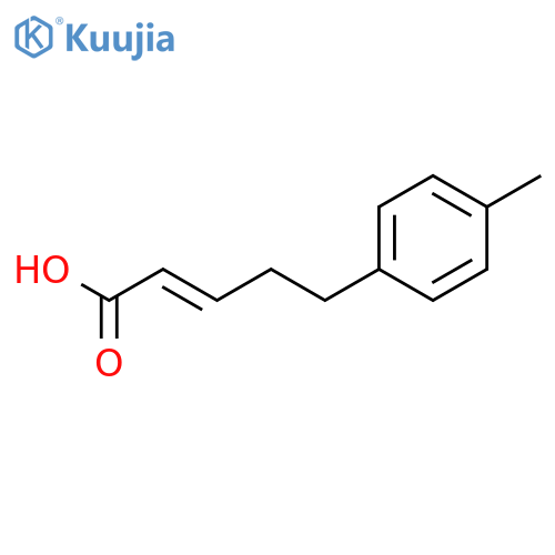 Pentenoic acid, 5-(4-methylphenyl)- structure