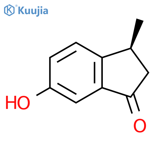 1H-Inden-1-one, 2,3-dihydro-6-hydroxy-3-methyl-, (3S)- structure