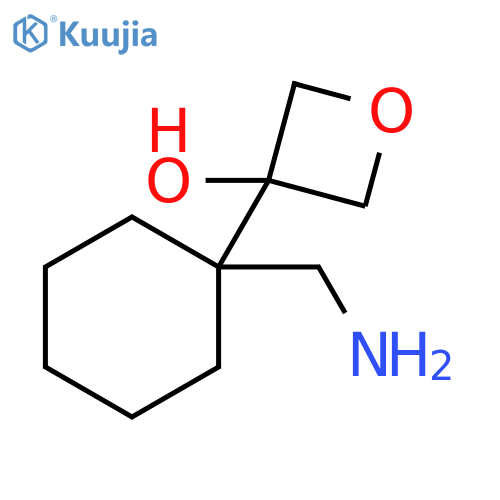 3-Oxetanol, 3-[1-(aminomethyl)cyclohexyl]- structure