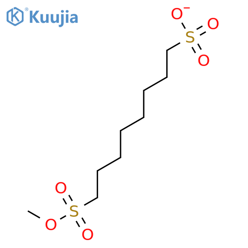 1,8-Octanedisulfonic acid, monomethyl ester structure