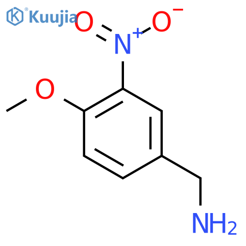 (4-Methoxy-3-nitrophenyl)methanamine structure