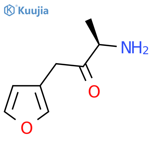 (3R)-3-amino-1-(furan-3-yl)butan-2-one structure