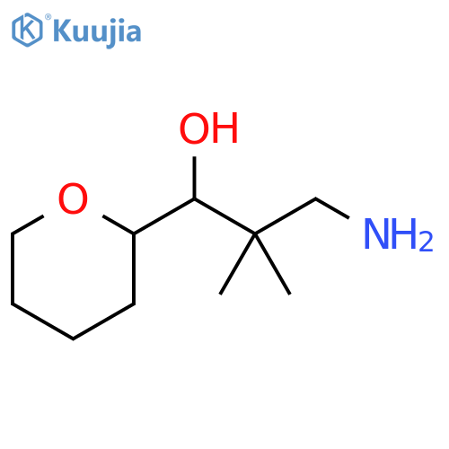 2H-Pyran-2-methanol, α-(2-amino-1,1-dimethylethyl)tetrahydro- structure
