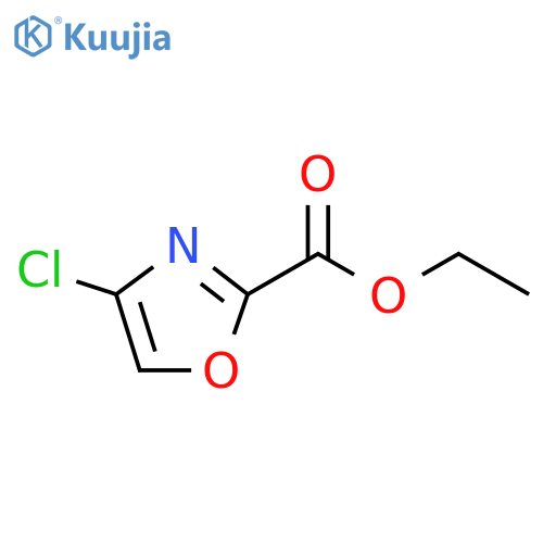 4-Chloro-oxazole-2-carboxylic acid ethyl ester structure