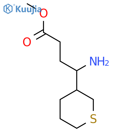 methyl 4-amino-4-(thian-3-yl)butanoate structure