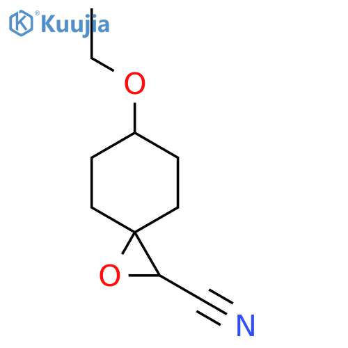 6-Ethoxy-1-oxaspiro[2.5]octane-2-carbonitrile structure