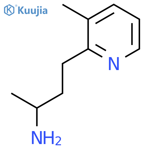 4-(3-methylpyridin-2-yl)butan-2-amine structure