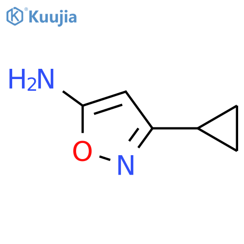 3-cyclopropyl-1,2-oxazol-5-amine structure