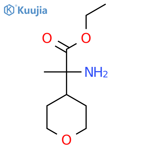 Ethyl 2-amino-2-(oxan-4-yl)propanoate structure