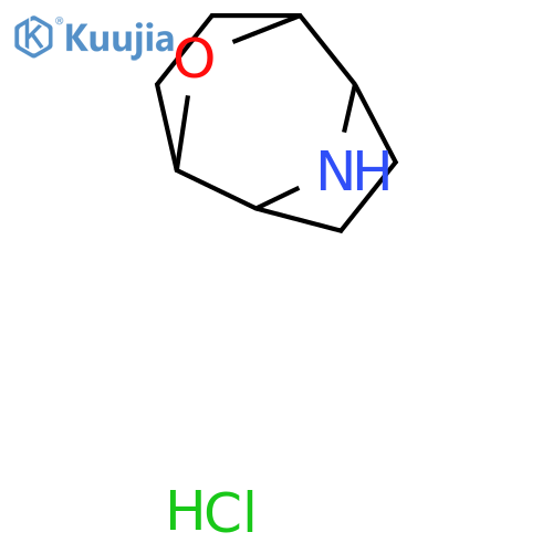 9-oxa-10-azatricyclo4.2.1.1,decane hydrochloride structure