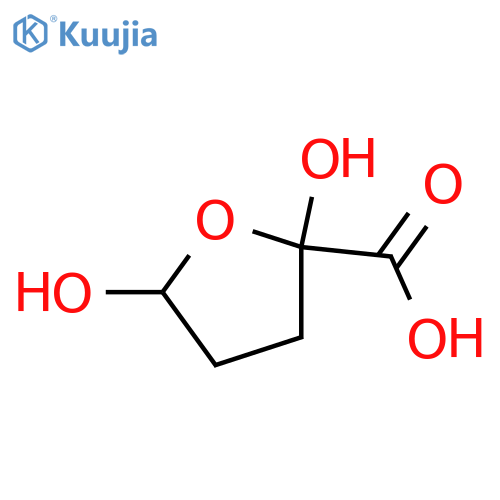 2-Furancarboxylic acid,tetrahydro-2,5-dihydroxy-, (2S,5R)- structure