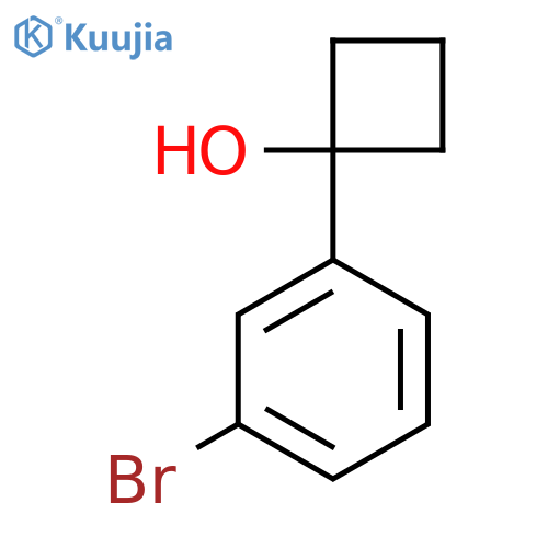1-(3-Bromophenyl)cyclobutan-1-ol structure