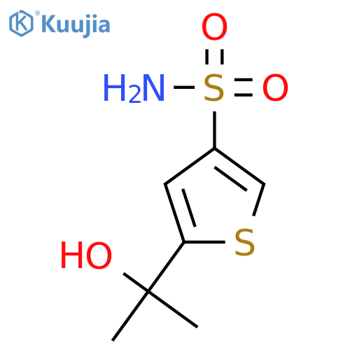 3-Thiophenesulfonamide, 5-(1-hydroxy-1-methylethyl)- structure