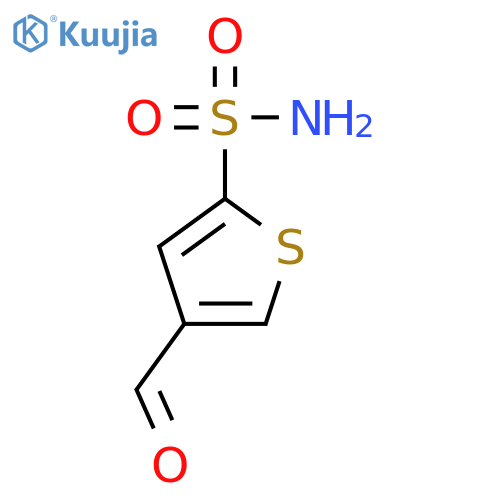 2-Thiophenesulfonamide,4-formyl- structure