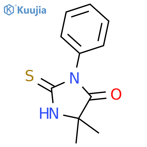 PHENYLTHIOHYDANTOIN ALPHA-AMINOISOBUTYRIC ACID structure