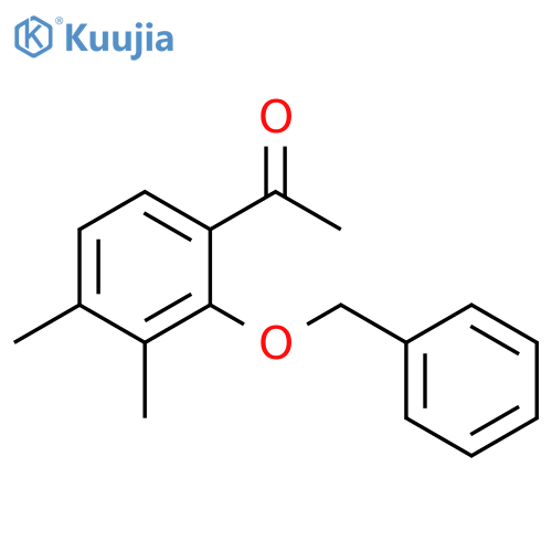 1-[3,4-Dimethyl-2-(phenylmethoxy)phenyl]ethanone structure