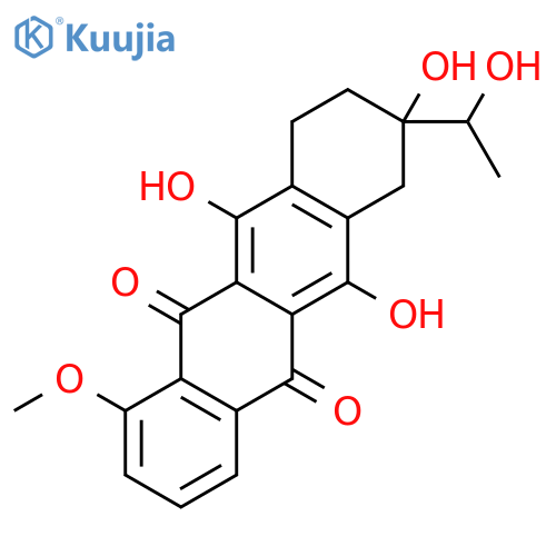 7-Deoxy Daunorubicinol Aglycone (Mixture of Diastereomers) structure