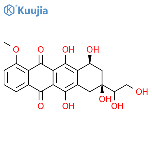 (8S,10S)-8-(1,2-Dihydroxyethyl)-7,8,9,10-tetrahydro-6,8,10,11-tetrahydroxy-1-methoxy-5,12-naphthacenedione structure