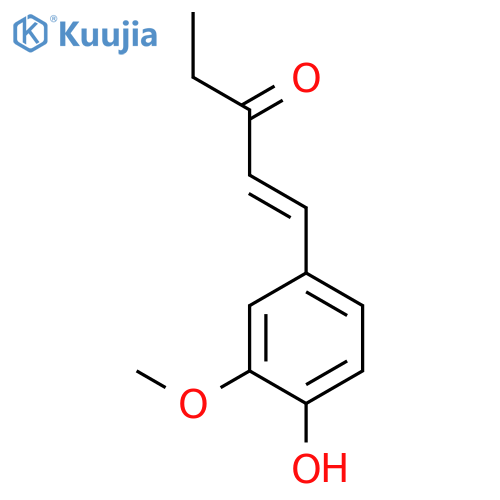 1-Penten-3-one, 1-(4-hydroxy-3-methoxyphenyl)-, (1E)- structure