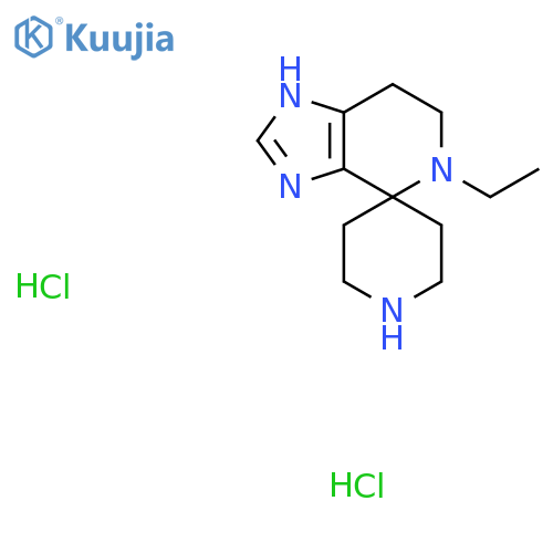 5-Ethyl-1,5,6,7-tetrahydrospiroimidazo4,5-cpyridine-4,4'-piperidine dihydrochloride structure
