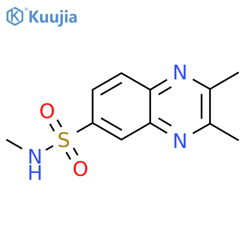N,2,3-Trimethylquinoxaline-6-sulfonamide structure